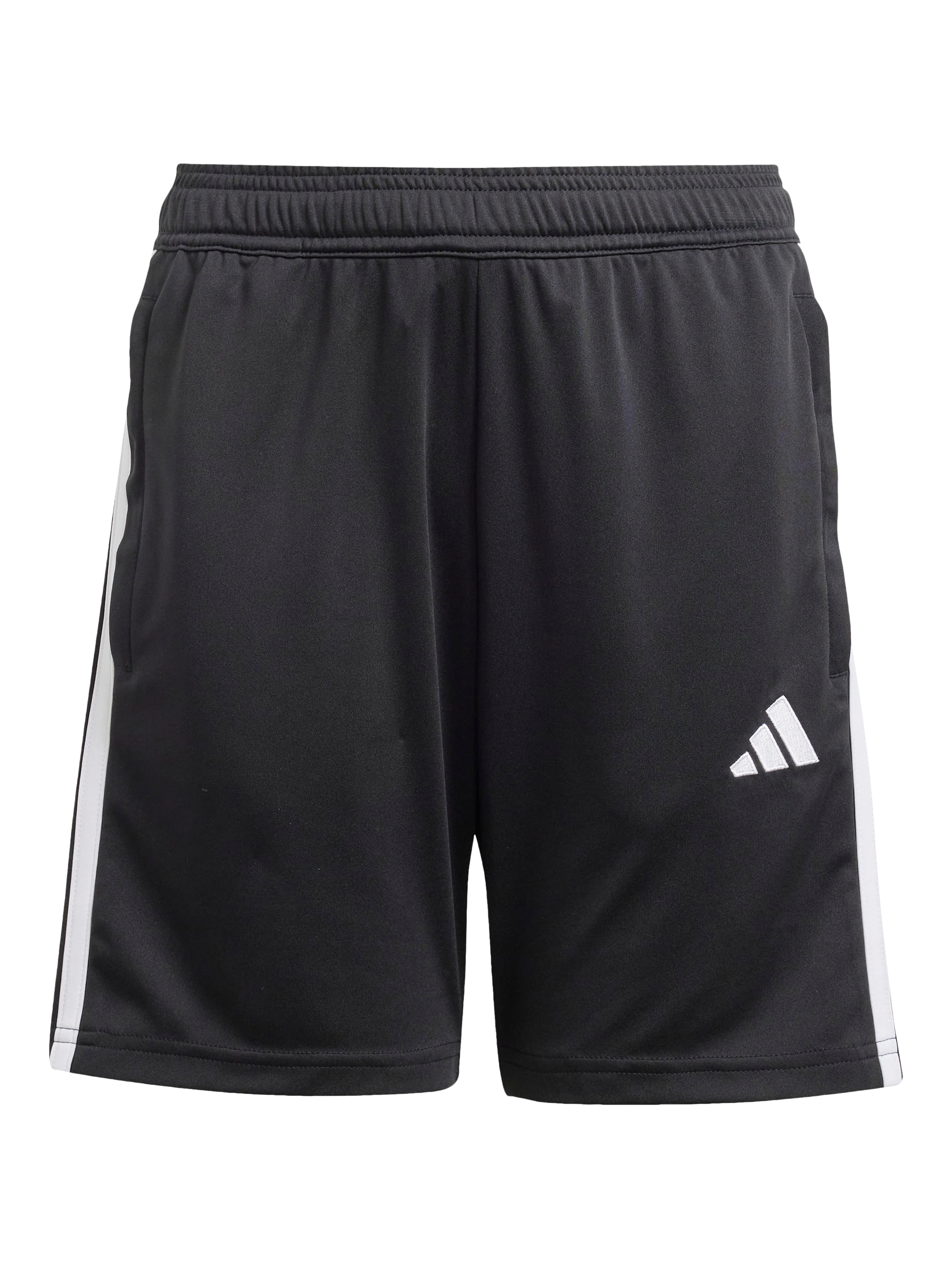 Product image 5 of 5, which shows adidas Kids' Tiro 25 Essentials Shorts, Black/White, 7-8 years