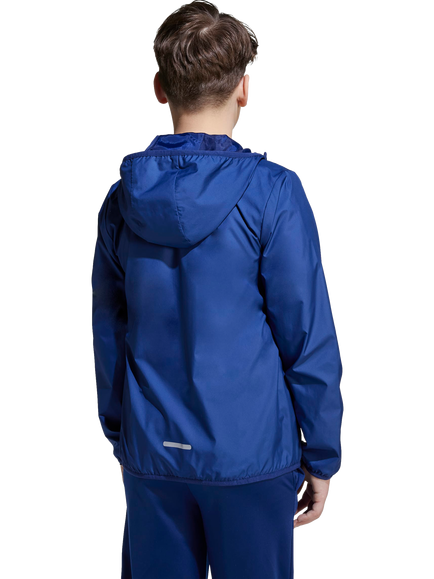 adidas Kids' Tiberio Windbreaker, Dark Blue/Royal Blue - view 2, Dark Blue/Royal Blue