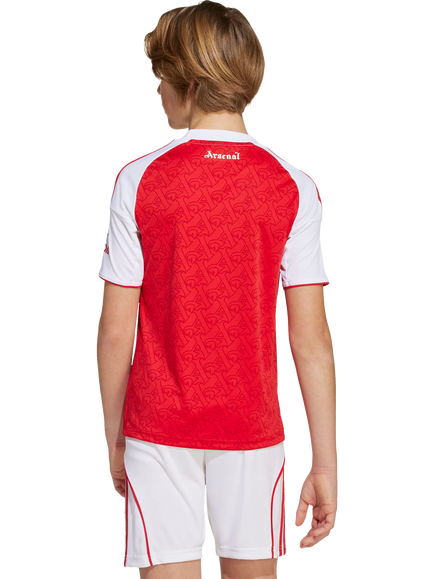 adidas Kids' Arsenal Football Club Home Jersey Top, Red/White - view 2, Betsca/White