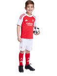 adidas Kids' Arsenal Football Club Home Mini Kit, Red/White