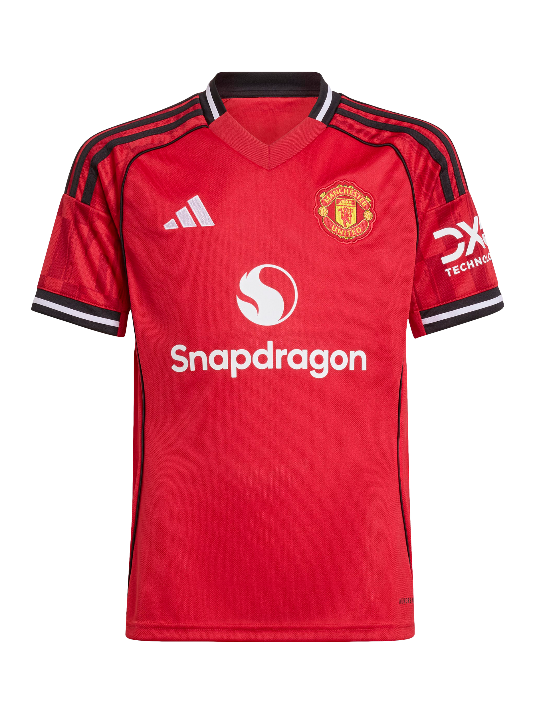 Product image 4 of 5, which shows adidas Kids' Manchester United Home Jersey Top, Red, 7-8 years