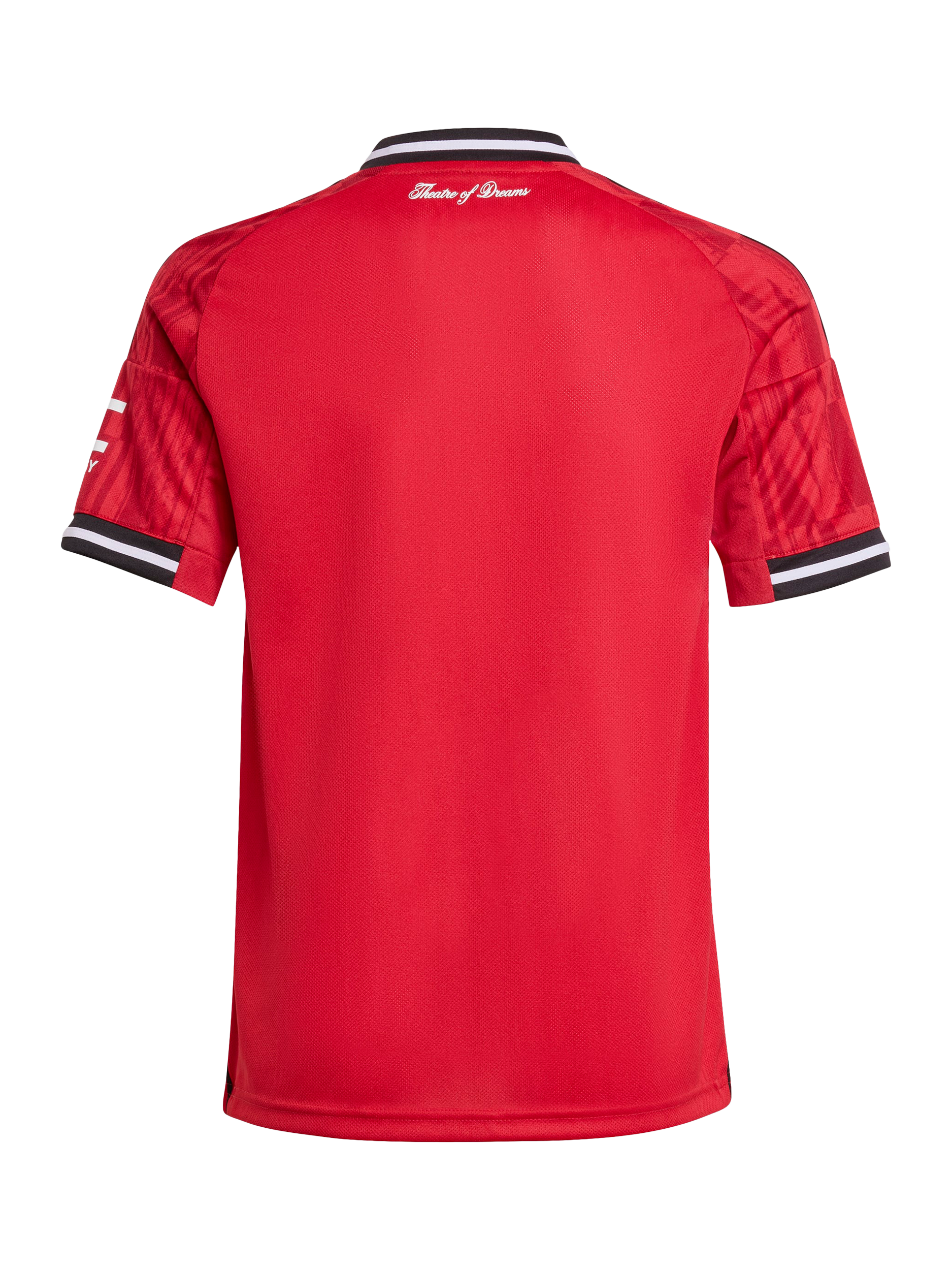 Product image 5 of 5, which shows adidas Kids' Manchester United Home Jersey Top, Red, 7-8 years