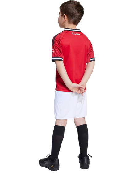 adidas Kids' Manchester United Football Club Home Mini Kit, Red - view 2, Red
