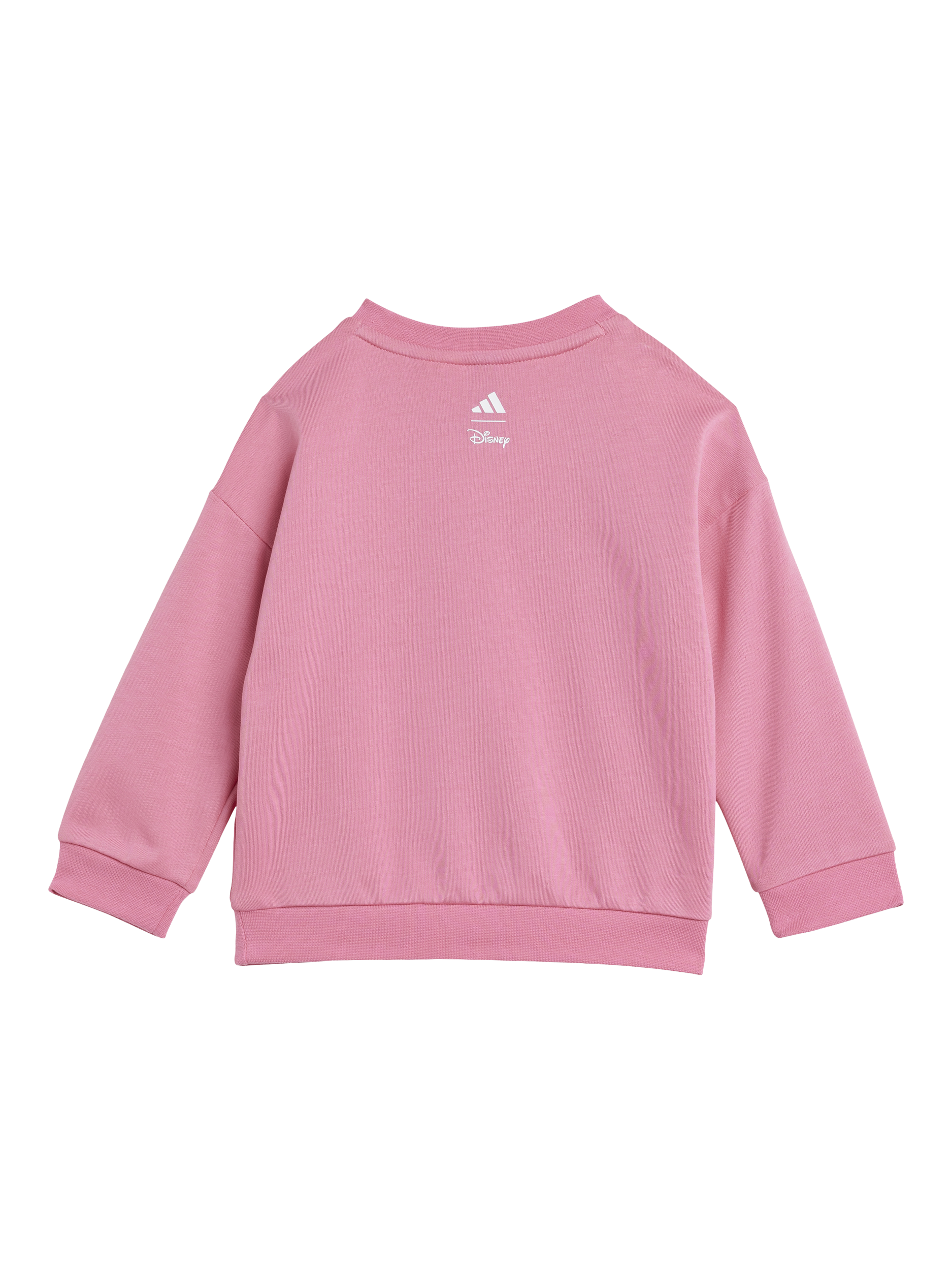 Product image 3 of 6, which shows adidas Kids' Minnie Mouse Cotton Blend T-Shirt and Joggers Set, Pink, 9-12 months