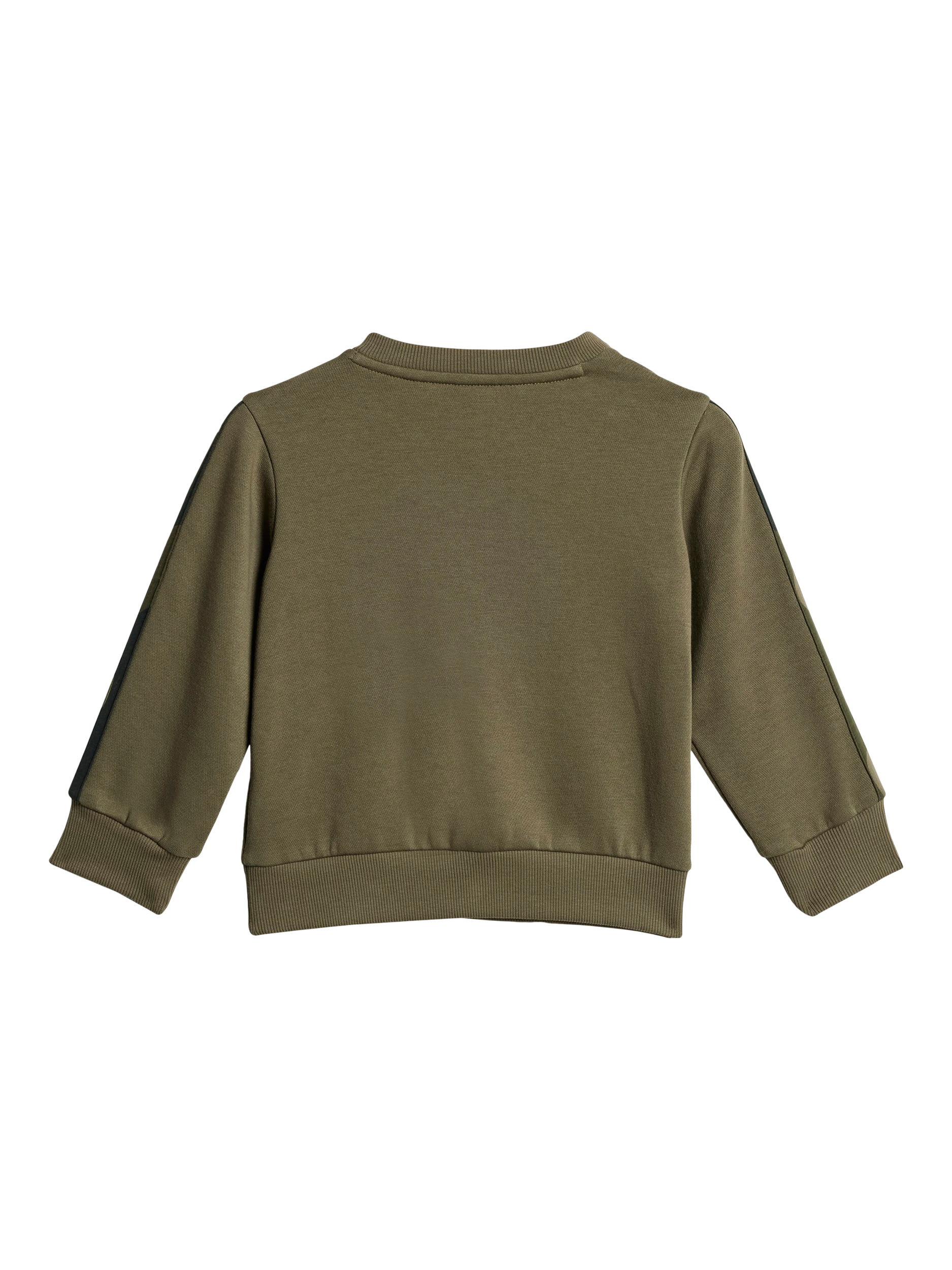 Product image 3 of 6, which shows addias Kids' Cotton Blend Camo Top and Joggers Set, Olive Strata/Black, 9-12 months