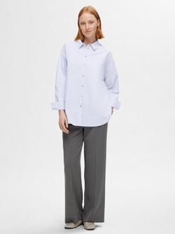 SELECTED FEMME Nova Oxford Shirt, White - view 2, White