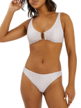 Accessorize Zig Zag Crochet Bikini Bottoms, Gold