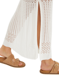 Accessorize Open Knit Sleeveless Maxi Dress, White