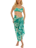 Accessorize Palm Tree Sarong, Green