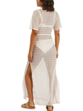 Accessorize Knitted Maxi Kaftan Dress, Gold