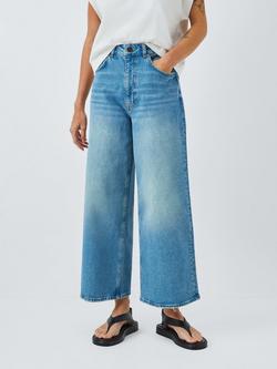 AND/OR Westlake Wide Leg Cropped Jeans, Blue