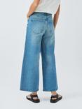 AND/OR Westlake Organic Cotton Rich Wide Leg Cropped Jeans, Blue