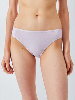 John Lewis Cotton Blend Bikini Knickers, Pack of 5, Pinks - view 2, Pinks