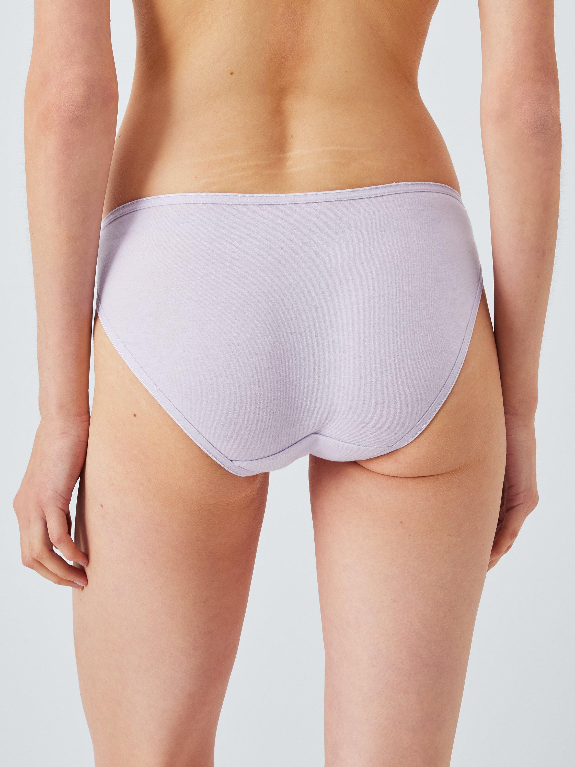 Product image 3 of 4, which shows John Lewis Cotton Blend Bikini Knickers, Pack of 5, Pinks, 8