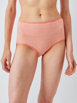 John Lewis Cotton Blend Full Briefs, Pack of 5, Stripe - view 2, Stripe