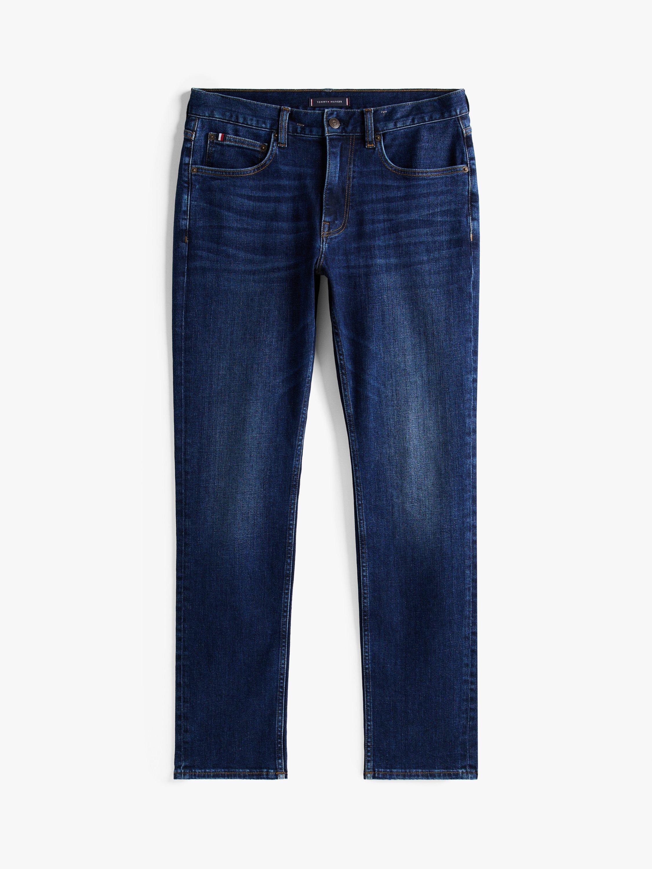 Product image 5 of 5, which shows Tommy Hilfiger Denton Straight Fit Jeans, Dark Blue, 30R