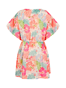 Angels by Accessorize Tropical Print Kaftan, Multi - view 2, Multi