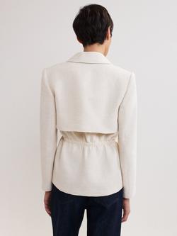 Phase Eight Harlow Double Breasted Jacket, Ivory - view 2, Ivory