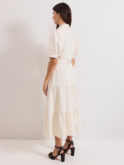Phase Eight Danah Denim Shirt Dress, Neutral - view 2, Neutral
