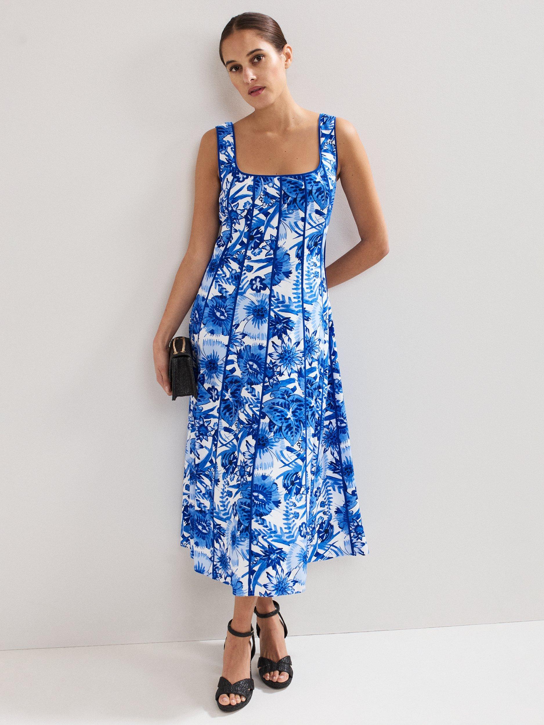 【関税込】PhaseEight ワンピース☆Goldie Floral Midi Dress, B 009858398?fmt=auto&$background