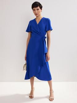 Phase Eight Julissa Wrap Dress, Blue, Blue