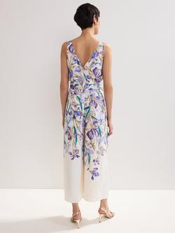 Phase Eight Ethel Floral Jumpsuit, Multi - view 2, Multi