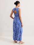 Phase Eight Marta Floral Jumpsuit, Blue