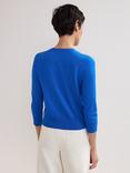 Phase Eight Robin Button Cardigan, Blue, Blue