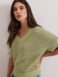 Phase Eight Stacie Tape Tabard Knit Top, Green