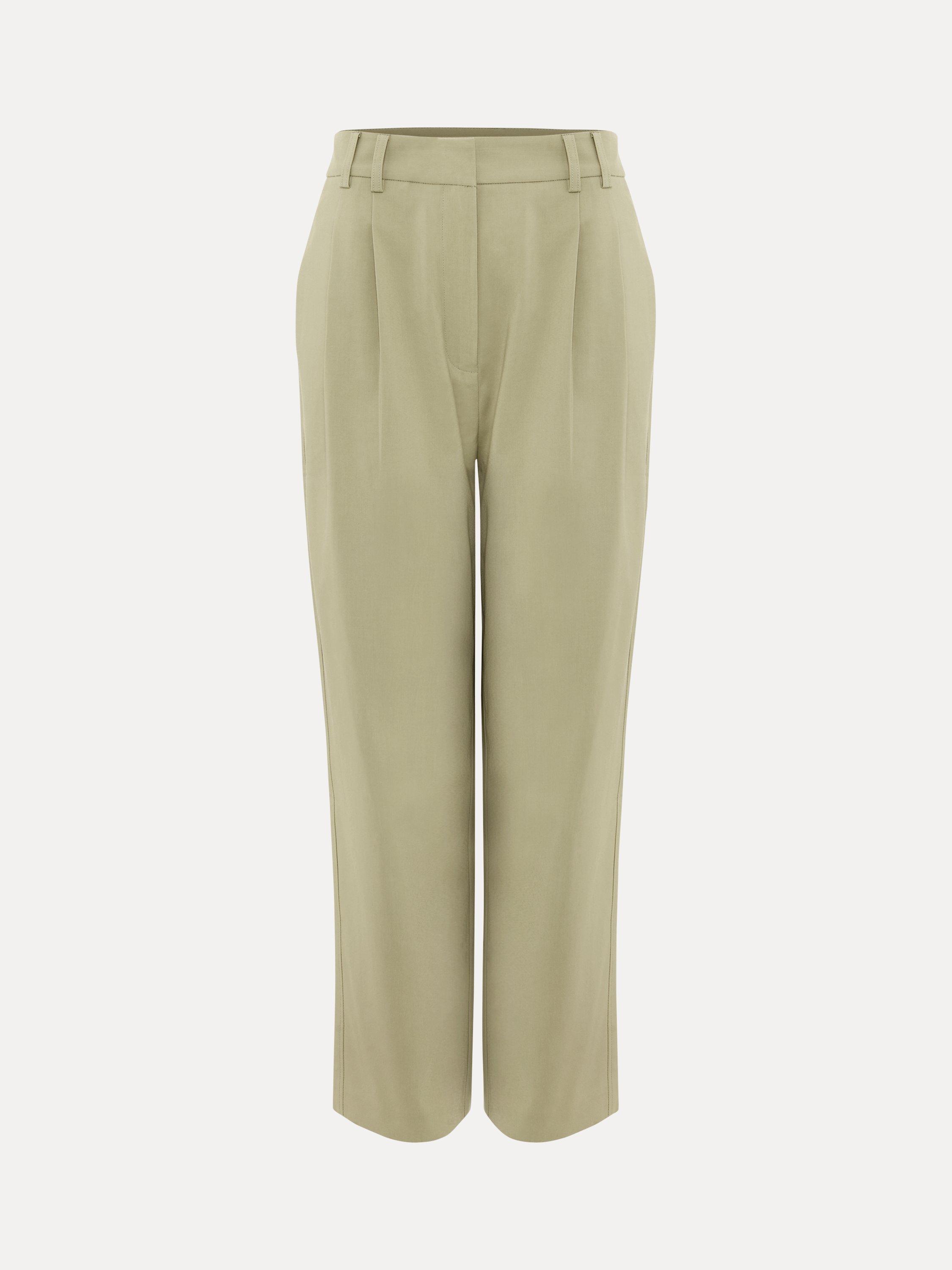 Product image 5 of 8, which shows Phase Eight Loralei Tapered Chinos, Green, 14