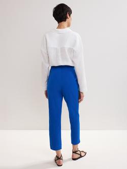 Phase Eight Miah Tailored Capri Trousers, Blue - view 2, Blue