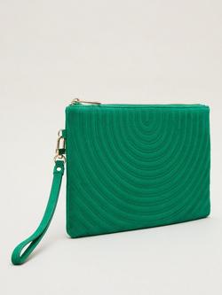 Phase Eight Stitch Front Clutch, Green - view 2, Green