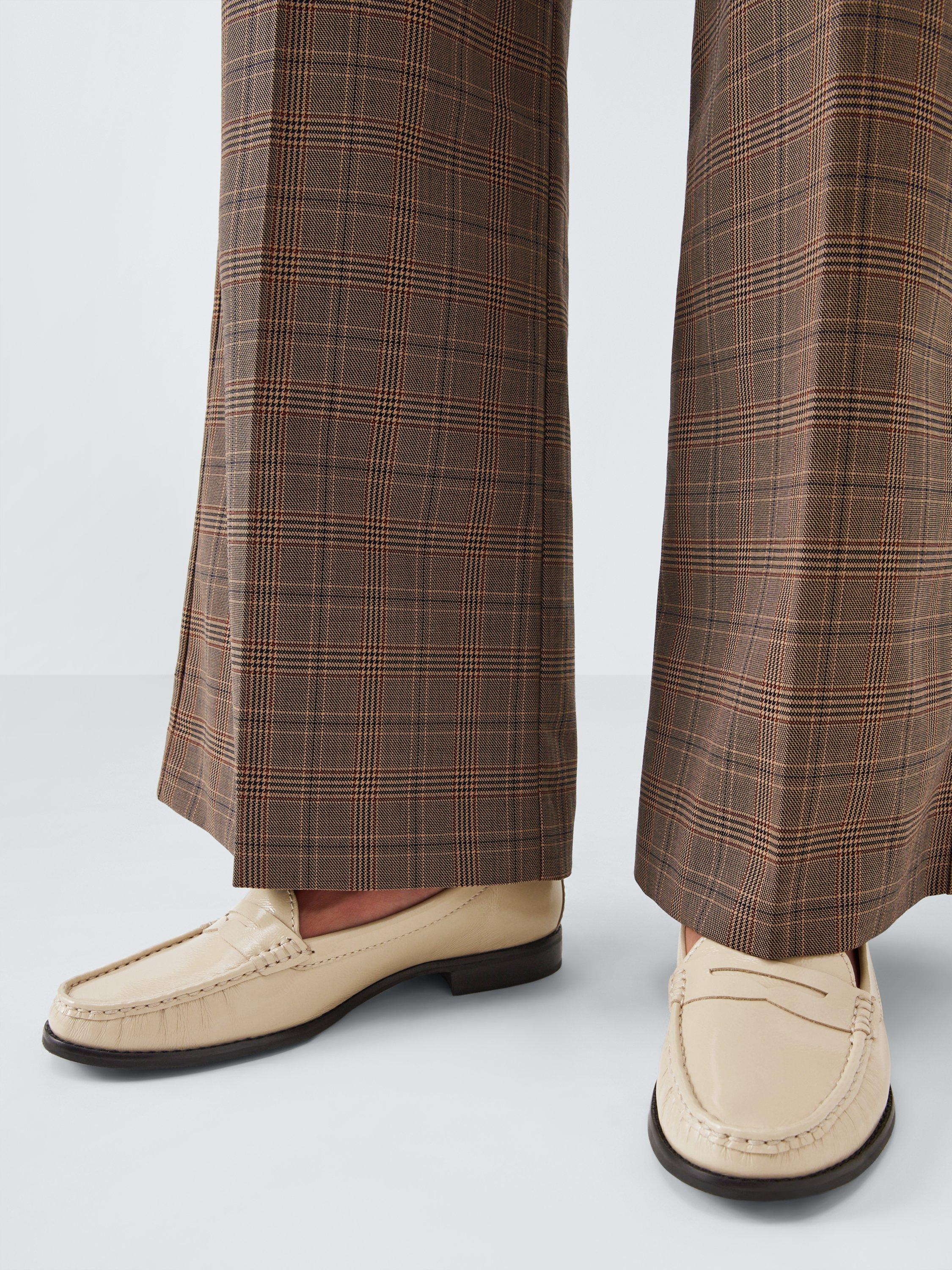 Product image 2 of 6, which shows John Lewis Pennie Patent Leather Loafers, Beige, 3