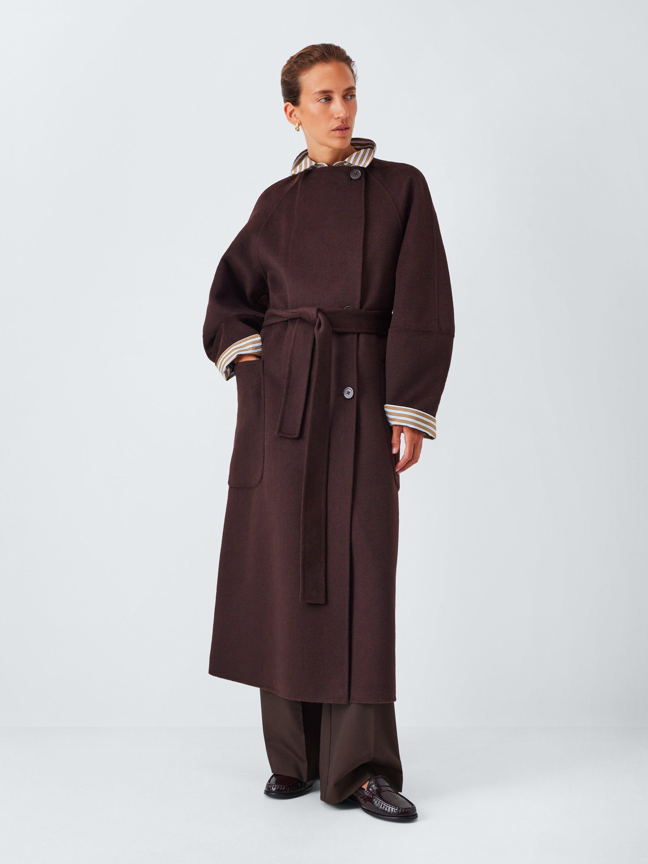 Product image 6 of 6, which shows John Lewis Pennie Wide Fit Patent Leather Loafers, Burgundy, 3