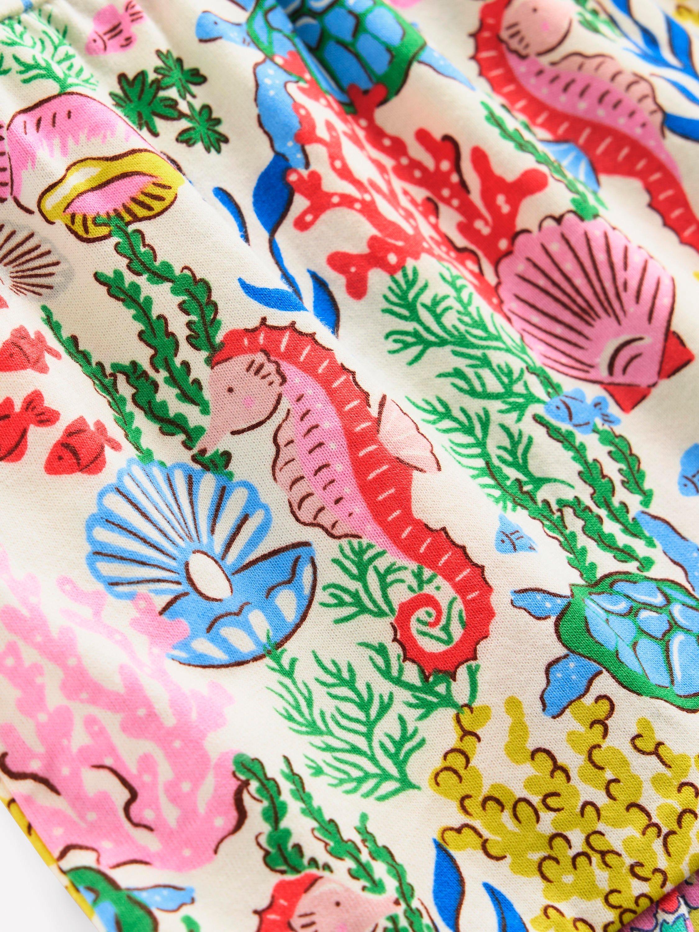 Product image 3 of 3, which shows Mini Boden Kids' Enola Hotchpotch Tiered Dress, Multi, 2-3 years