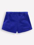 Mini Boden Kids' Cotton Pom-Pom Trim Jersey Shorts