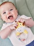JoJo Maman Bébé Baby Giraffe Ring Rattle, Multi