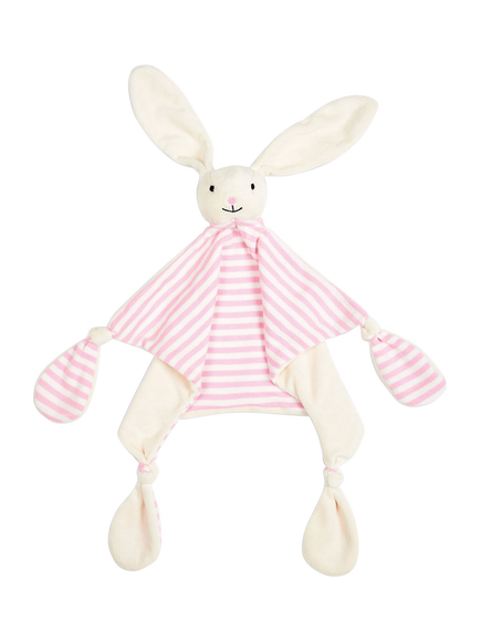 JoJo Maman Bébé Baby Rabbit Comforter, Pink, Pink