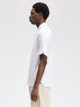 Fred Perry Cotton Regular Fit Oxford Shirt, White