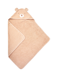 JoJo Maman Bébé Baby Bear Hooded Towel, Natural Beige