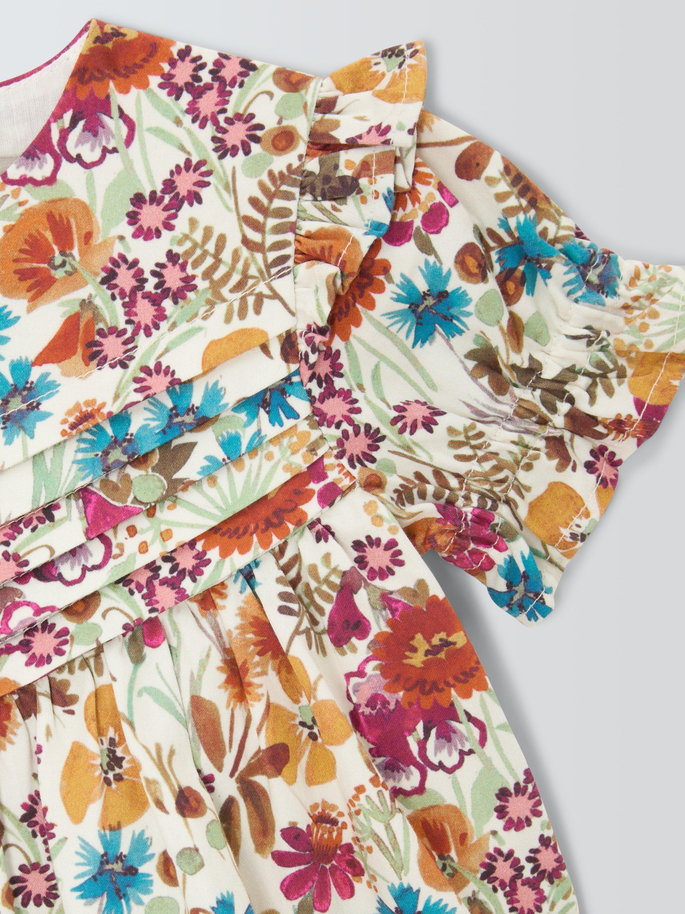 Product image 3 of 3, which shows John Lewis Heirloom Collection Baby Floral Dress, Multi, 0-3 months