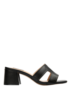 V.GAN Vegan Bok Mule Heel Sandals, Black