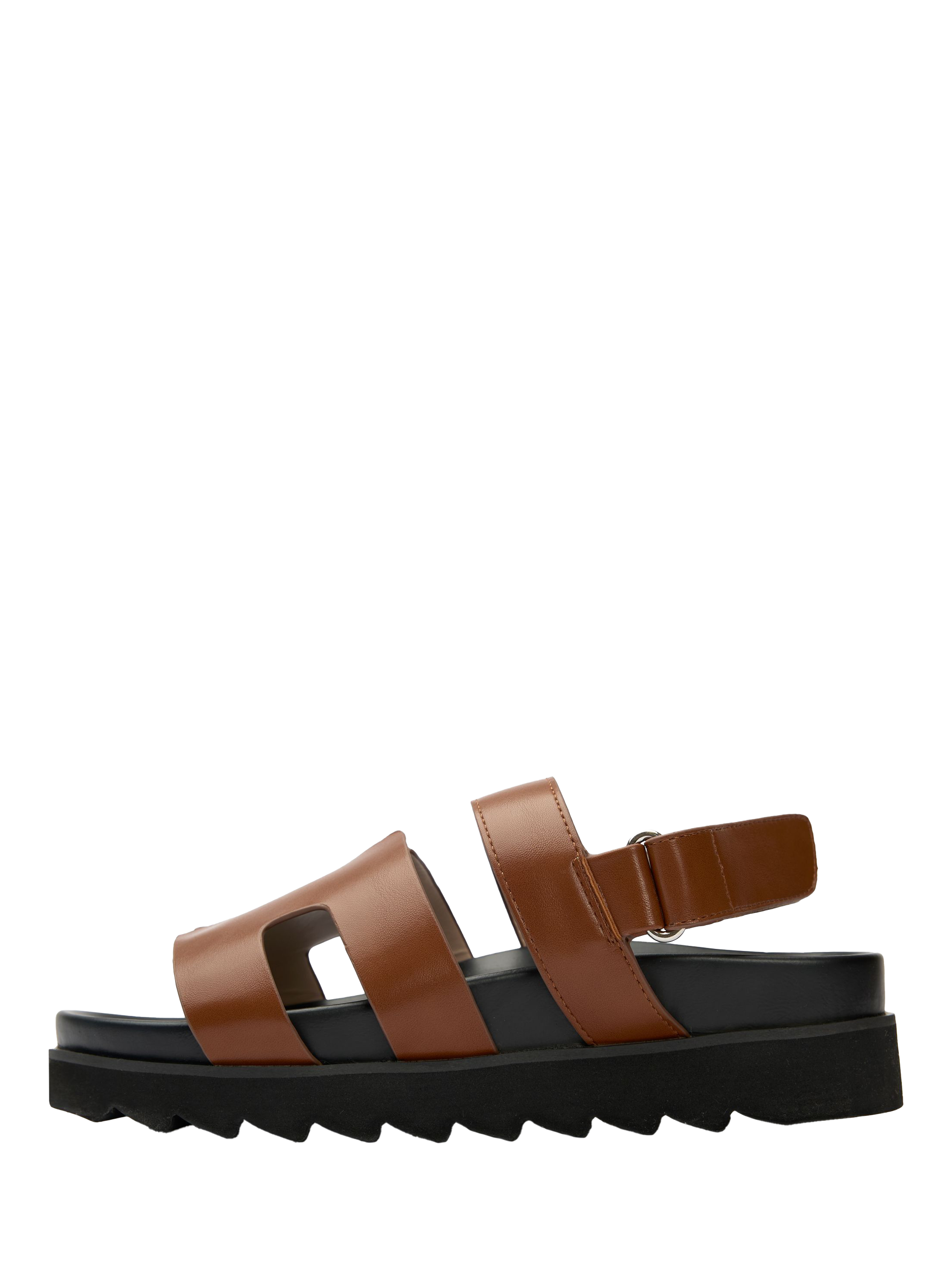 Product image 4 of 4, which shows V.GAN Vegan Brazil Ankle Strap Sandals, Tan, 3