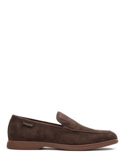 Simon Carter Tanius Suede Loafers, Chocolate