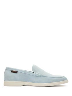Simon Carter Tanius Suede Loafers, Light Blue