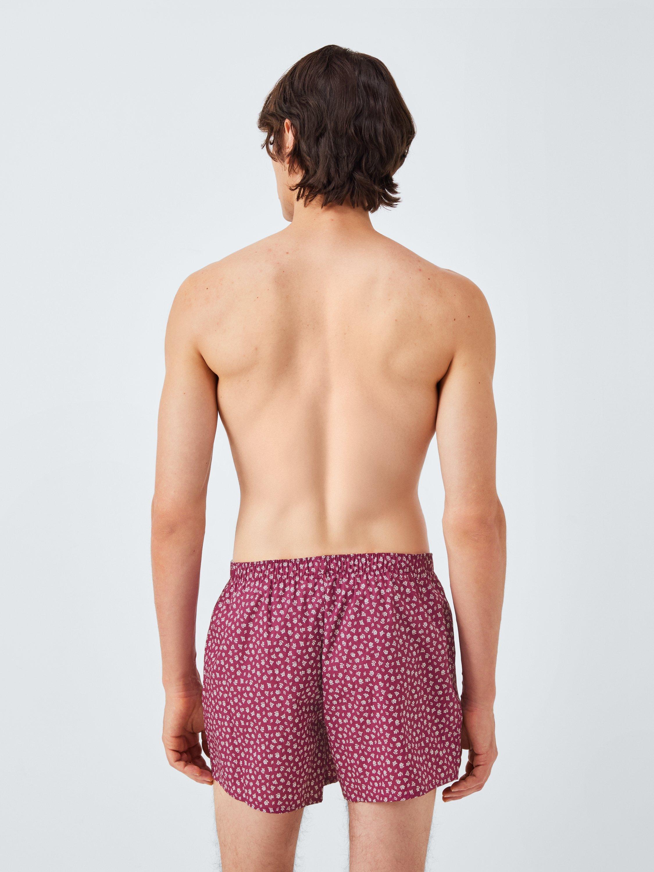 Product image 3 of 4, which shows John Lewis Floral Boxers, Pack of 3, Multi, S
