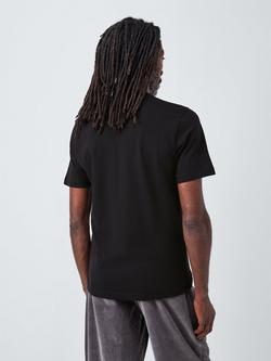 John Lewis Crew Neck Cotton T-Shirt - view 2, Jet Black