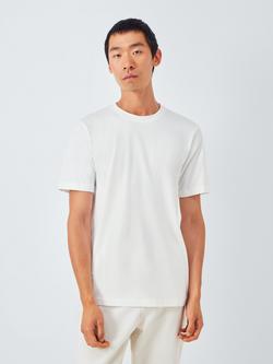 John Lewis Crew Neck Cotton T-Shirt, Bright White