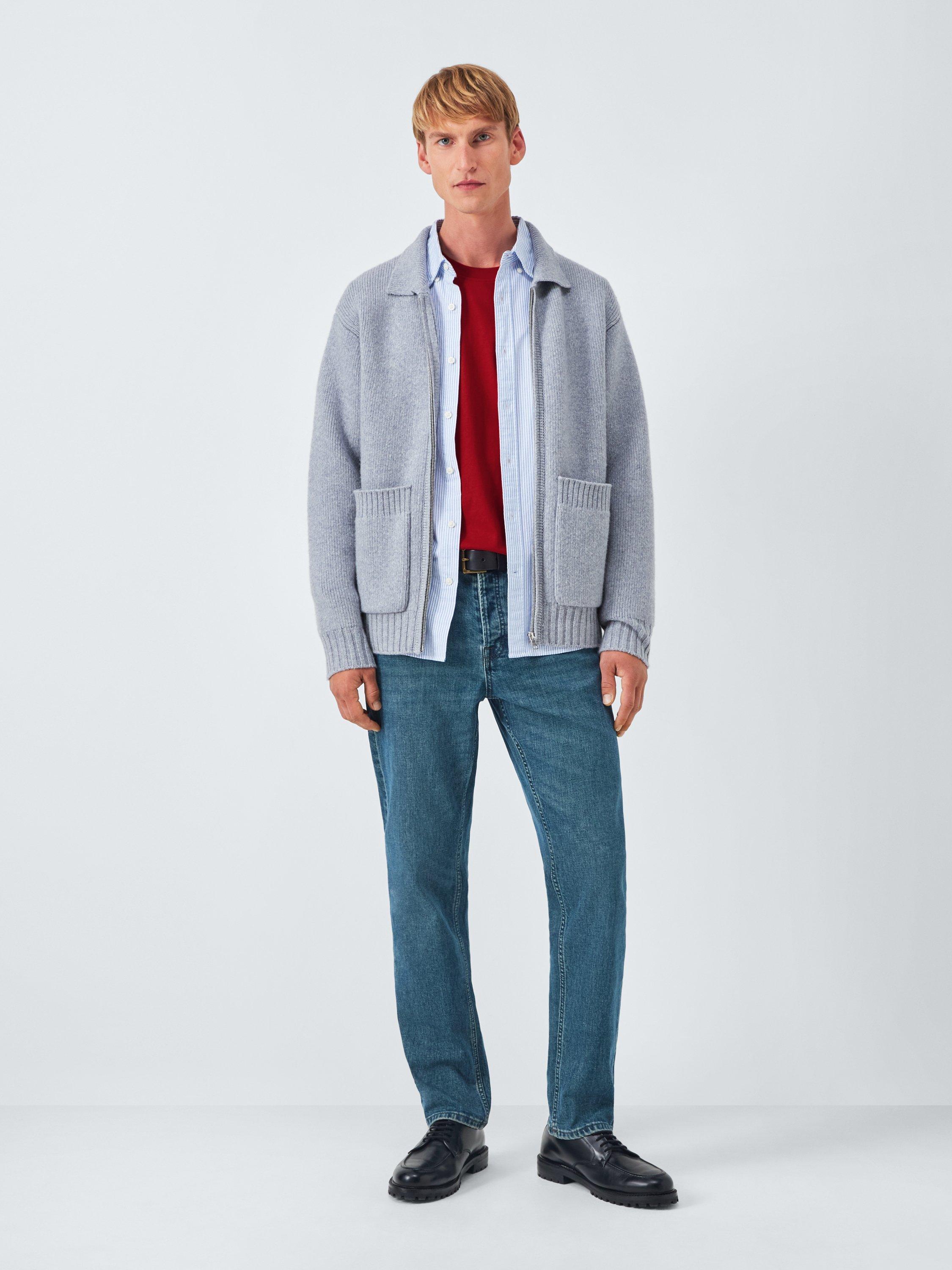 Product image 3 of 6, which shows John Lewis Crew Neck Cotton T-Shirt, Red, M