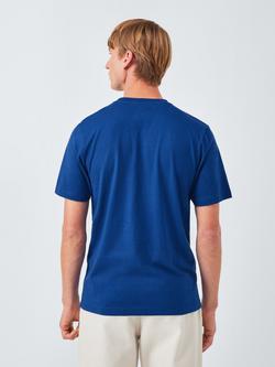 John Lewis Crew Neck Cotton T-Shirt, Sodalite Blue - view 2, Sodalite Blue
